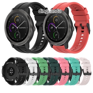 สายรัดข้อมือซิลิโคน สําหรับ Garmin Vivoactive 3 Music Elemental Elements 645 245 Music Vivomove HR