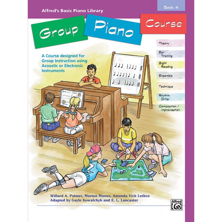 Alfred's Basic Group Piano Course, Book 4