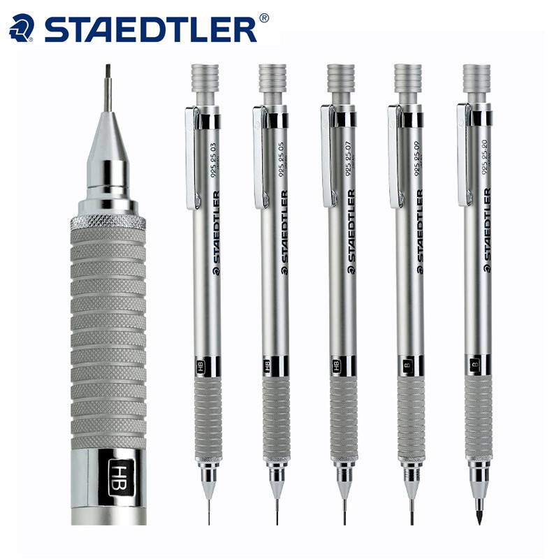 Staedtler 925 25 ปากกาดินสอโลหะพร้อมยาง 0.3 / 0.5 / 0.7 / 0.9 / 1.3 / 2.0mm