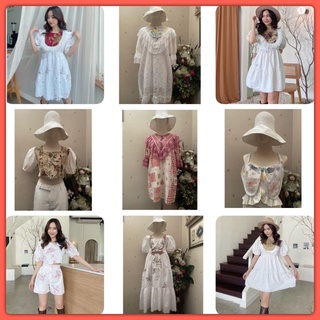 🌺UPCYCLE Clothing  Vintage รีเมคผ้าวินเทจหลากหลายสไตล์มารวมกันที่นี่ นางแบบสูง 160 ซม อ่านรายละเอียดเพิ่มเติม👇ของพร้อส่ง