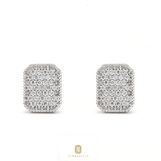 Jewellista ต่างหู Stella ต่างหูเงินแท้ ประดับด้วยพลอย CZ