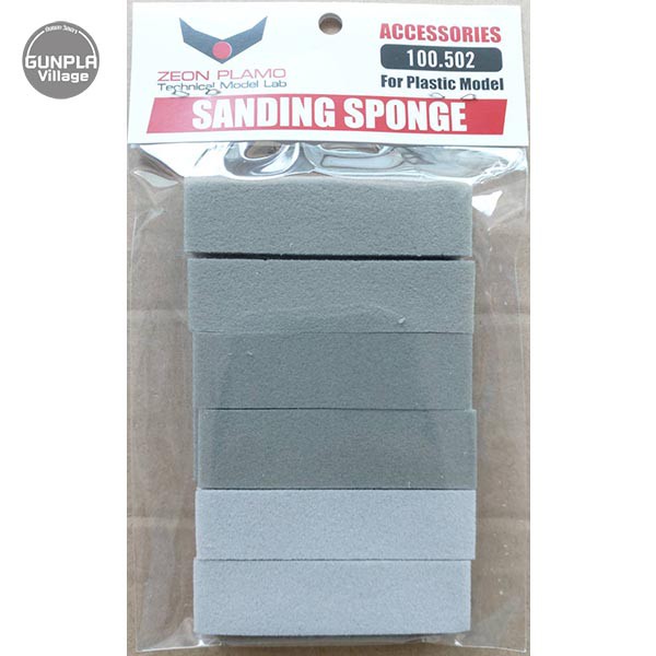 Zeon Plamo 100.502 Sanding Sponge ZP100502SS (อุปกรณ์ทำสี) (Tool)