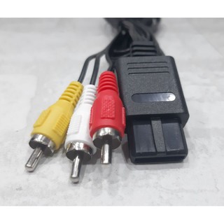 AV Cable จีน สำหรับเครื่อง FC AV, SFC, N64, GC สาย เอวี Super Famicom, N64, Gamecube สินค้ามือ1