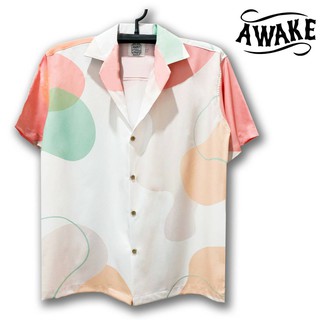 Awake shop เสื้อเชิ้ตHawaii พิมพ์ลาย  AW0025