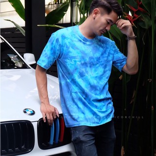 CoC  เสื้อยืดมัดย้อม​ Oversize !!ส่งฟรีลทบ.!! (Tie Dye T-Shirt) No.03