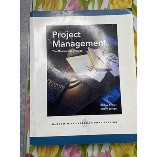 หนังสือ Project Management: The Managerial Process มือสอง