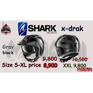 shark helmet X-drak  Black-Gray