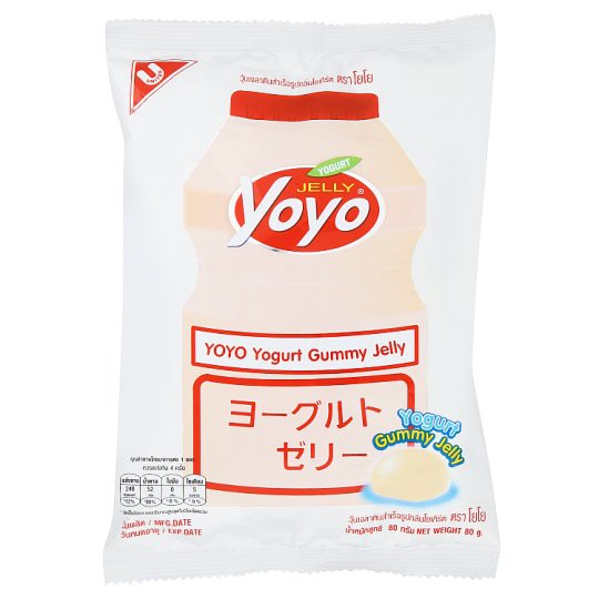 ✨ขายดี✨ โยโย วุ้นเจลาตินสำเร็จรูป กลิ่นโยเกิร์ต 80กรัม Instant gelatin gelatin Yoghurt flavor 80 gra