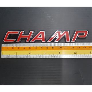 Logo Champ ของรถ Honda งานเรนซิ่น 15x2cm