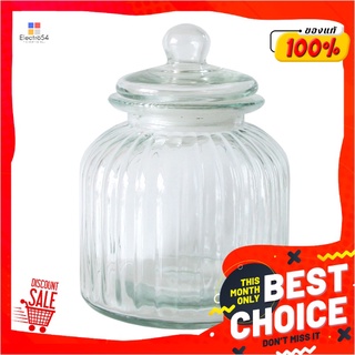 โหลแก้วริ้วตรงฝาแก้ว 2750 มล.STRIP JAR 2750ML. 1X1