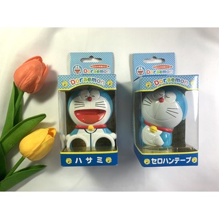 ✨สินค้ามือหนึ่ง✨ SALE‼️กรรไกร/ที่ใส่สก็อตเทป Doraemon (นำเข้าจากญี่ปุ่น🇯🇵)