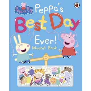 Peppa Pig: Peppa’s Best Day Ever: Magnet Book หนังสือภาษาอังกฤษ พร้อมส่ง