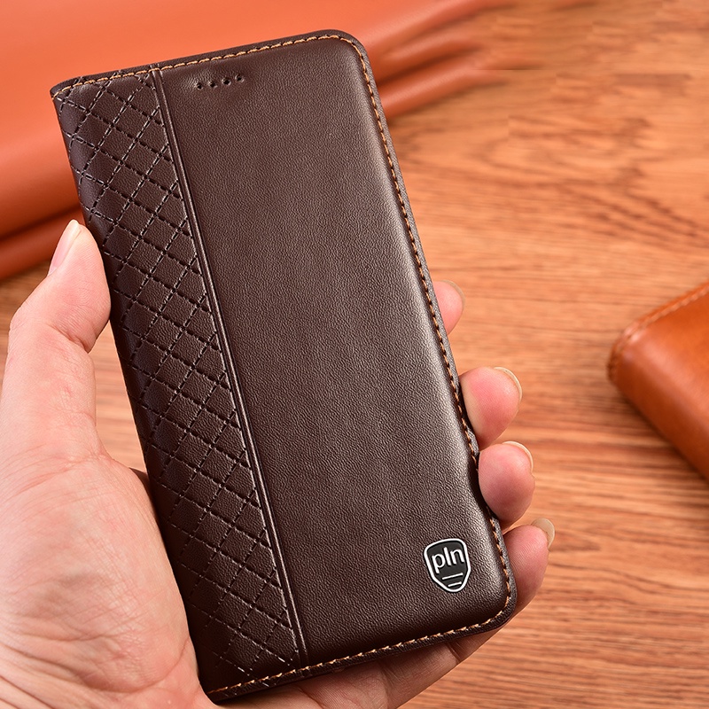 Business Genuine Leather Case For Huawei Nova 3 3i 3E 4 4E 5 5i 5T 5Z 6 7 8 SE Pro Magnetic Flip Cover Phone Cases