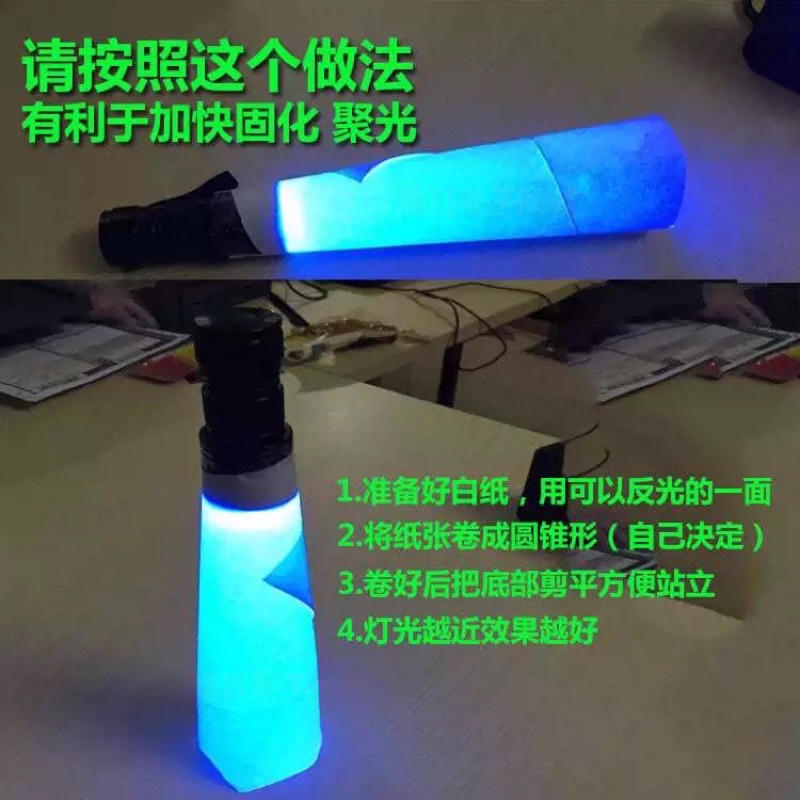 Sunshine SS-003  ไฟฉายแสงสีม่วง21LED สีม่วง