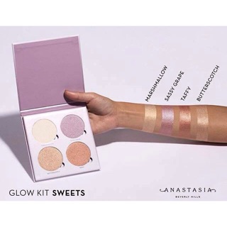 anastasia glow kit sweets ไฮไลท์เตอร์พาเลท.