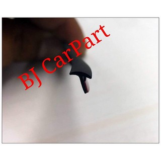 bj_carparts-ยางรองสเกิร์ตตัวT สีเทาอ่อนสีดำขนาด 6 มม.-10 เมตร-แบบไม่มีกาว