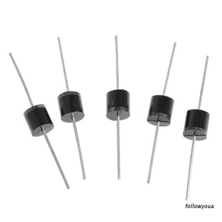 Folღ ไดโอดเรียงกระแสไดโอด 10A10 1000 V Rectifier 5ชิ้น 10A