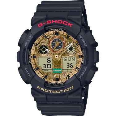 [ของแท้] Casio G-Shock [Limited Edition] นาฬิกาข้อมือ รุ่น GA-100TMN-1ADR ของแท้ รับประกันศูนย์ CMG 1 ปี