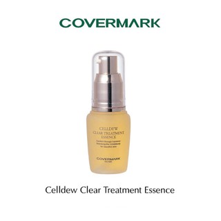 ปลอมคืนเงิน Covermark Celldew Clear Treatment Essence 35 ml.เอสเซนส์บำรุงผิวเปี่ยมด้วยพืชพรรณนานาชนิด ให้ผิวกระจ่างใส