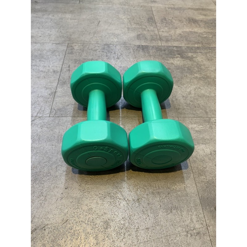 ดัมเบล 3kg ดัมเบลพลาสติก Gsport
