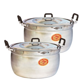 💥โปรสุดพิเศษ!!!💥 ตราจระเข้ หม้ออะลูมิเนียม ขนาด 40 ซม. รุ่น SP-740 Crocodile Aluminum Sauce pot 40 Cm.