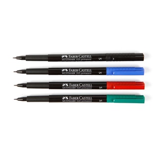 ปากกาเขียนแผ่นใสลบไม่ได้ Faber-Castell