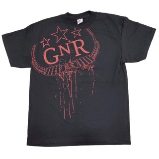 เสื้อยืดคอกลมcrew neckเสื้อวง Guns N Roses ปี2009-2010 ลิขสิทธิ์แท้S-4XL