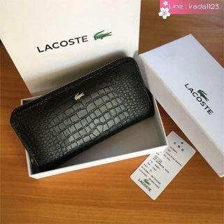 LACOSTE  LONG  WALLET ของแท้ ราคาถูก