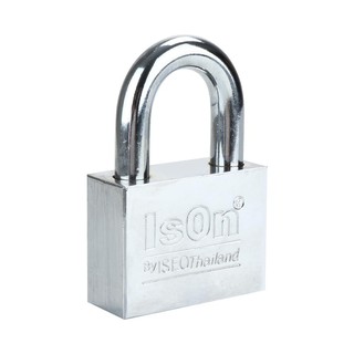 กุญแจลูกปืน ISON 877-CP50 50 มม.  ISON 877-CP50 50MM PADLOCK SILVER