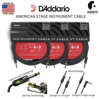 สายสัญญาณ DAddario American Stage Instrument Cables