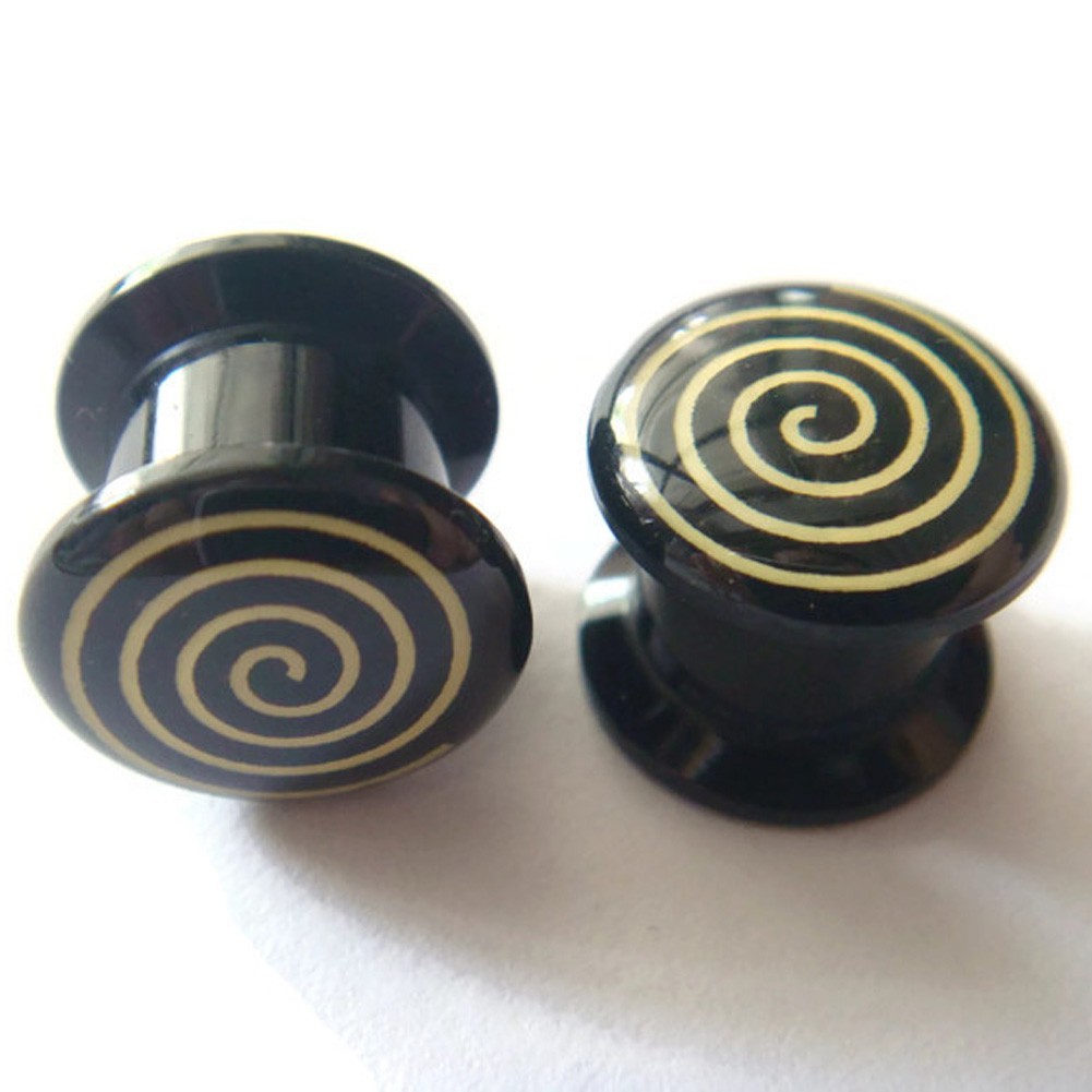 10 12 14 16 มิล mm จิวหู หู ตาไก่ พลาสติก อะคริลิค ต่างหูชาย จิวขยายหู ระเบิดหู จิวตาไก่ จิวหูตาไก่ 