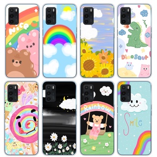 เคส oppo a16k a16e a16s A16 เคสซิลิโคนนิ่ม แบบใส