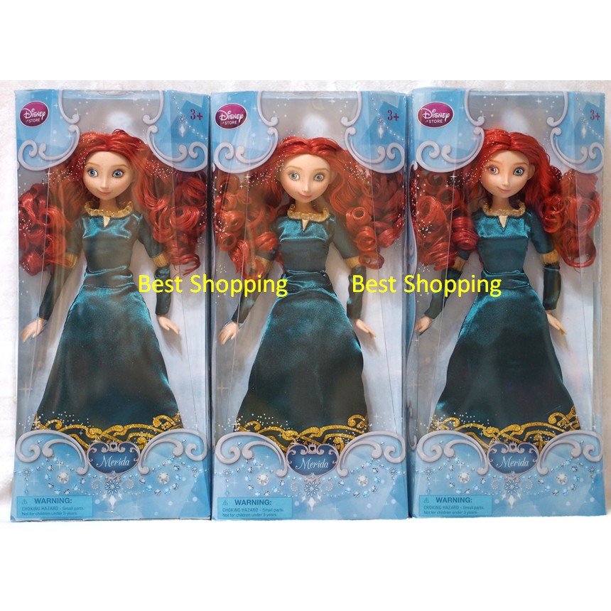 Disney Classic Prince Merida Doll in Peasant Attire -- 12'' H