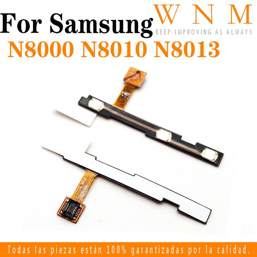 สําหรับ Samsung Galaxy Note 10.1 GT-N8000 N8000 N8010 N8013 Flex Cable Volume Power On/ปิดปุ่มสวิทช์ Flex Ribbon Cable อะไหล่