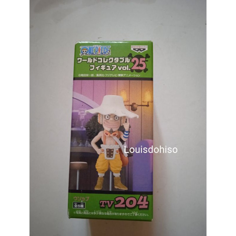 Banpresto Wcfของใหม่ของแท้WCF World Collectable Figure One Piece TV204 Wcf Vol.25 wcf อูซุบ