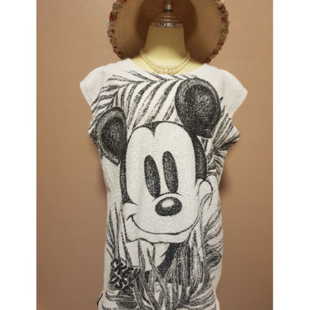 เสื้อแฟชั่น Dia Club สีขาว มิคกี้เมาส์ แบรนด์ Disney แท้ | Shopee Thailand