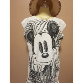 เสื้อแฟชั่น DIA CLUB สีขาว มิคกี้เมาส์  แบรนด์ Disney แท้