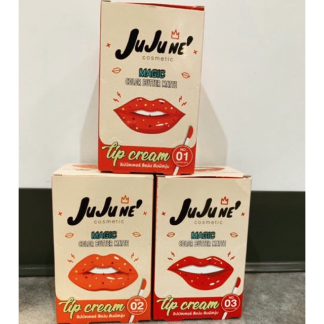Jujune’ magic color butter matte (ลิปซอง)