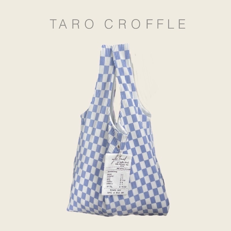 Wylla brand กระเป๋าพลีท Taro croffle