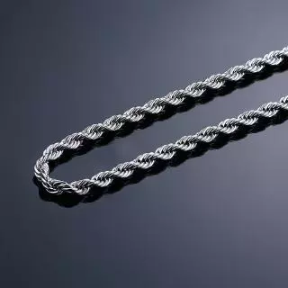 Vnox ของขวัญเครื่องประดับสร้อยคอสายเชือกสแตนเลส twisty
