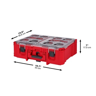 Milwaukee 48-22-8432 กล่องเครื่องมือ PACKOUT Deep Organizer