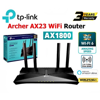 ROUTER (เราเตอร์) TP-LINK (Archer AX23) AX1800 Dual-Band Wi-Fi 6 Router ความเร็วสูงสุดกว่า 1.8 Gbps. LT