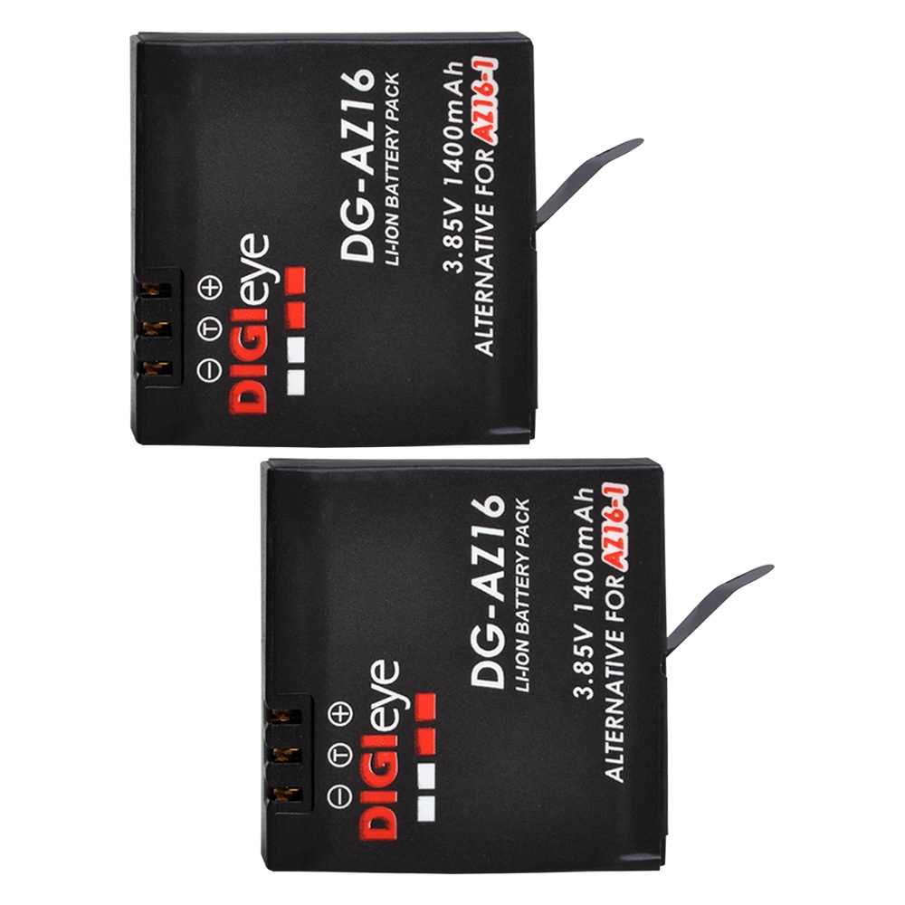 แบตเตอรี่ AZ16-1 1400MAh สำหรับ AZ16-1 Xiaomi YI,AZ16-2และ Xiaomi Yi 4K,Yi 4K,Yi Lite, YI 360 VR Act