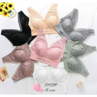 เสื้อในผู้หญิงChasper Bra สปอร์ตบรา  บราลูกไม้ ฟองน้ำถอดได้ เนื้อผ้านุ่มอกยืด 24-38 ระบายอากาศ