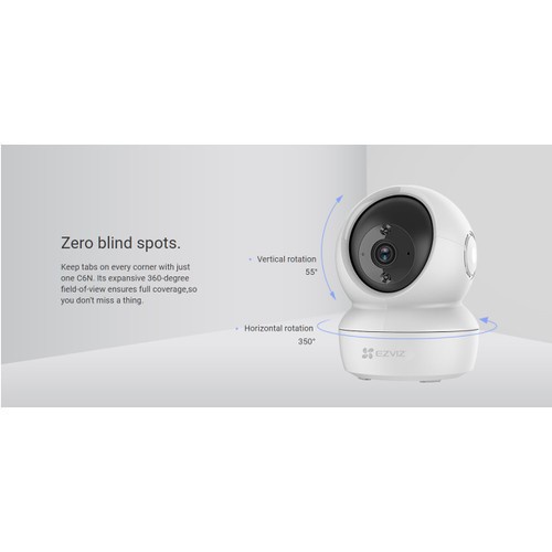 Ezviz C6N กล้องแพนเอียงอัจฉริยะ Wifi 4MP