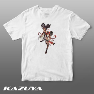 เสื้อยืดผู้ Kazuya TM-0200 เสื้อยืด ลายเกม IMPACT GESHIN - XINYAN S-5XL