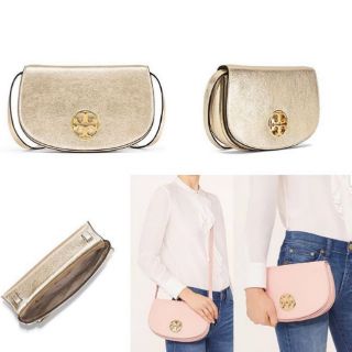 [COACHME] Tory Burch metallic clutch crossbody