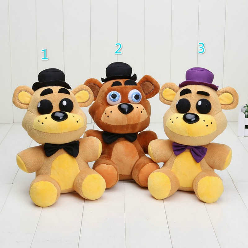 25cm Five Nights At Freddy's 4 FNAF Freddy Fazbear Bear soft Plush Toys Doll