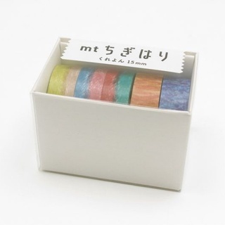 mt masking tape mt Chigi-Hari crayon set (MTTIGIS01)/เทปตกแต่งวาชิ เซ็ต 5 ม้วน รุ่น Chigi-Hari ลาย crayon ประเทศญี่ปุ่น