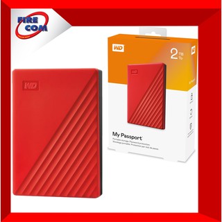 ฮาร์ดดิสก์พกพา HDD External WD 2Tb 2.5" USB3.0 My Passport สามารถออกใบกำกับภาษีได้